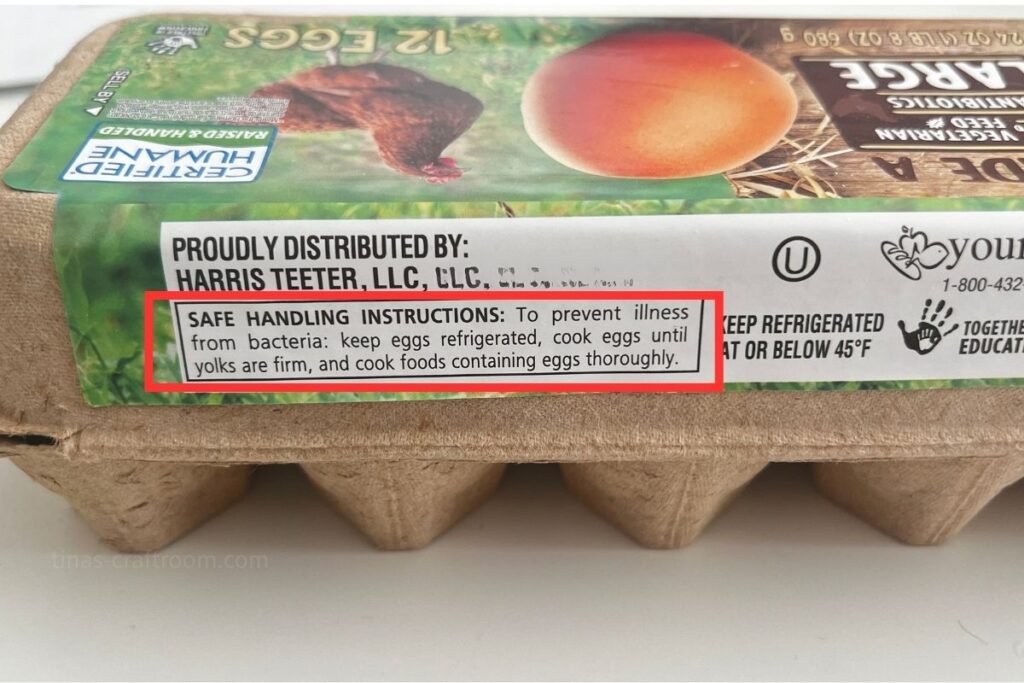 safe handling instruction for eggs